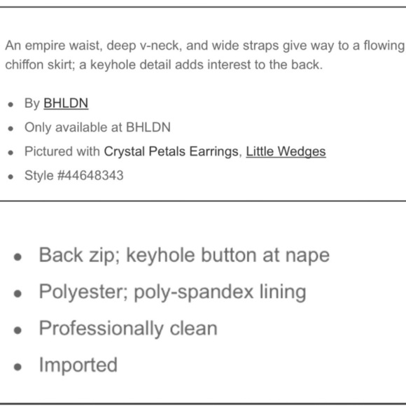 BHLDN For Anthropologie Capulet Dress NWOT - Picture 4 of 8